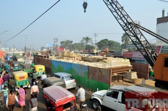 Delay in flyover construction hits the traffic movement at Battala